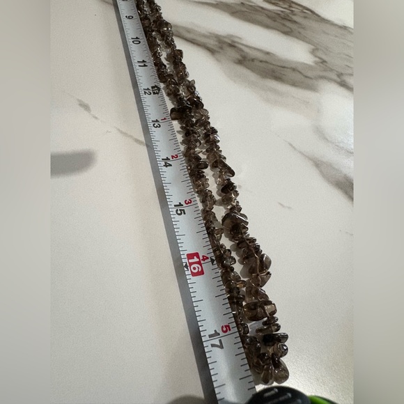 Elegant Brown Beaded Necklace - Picture 9 of 11